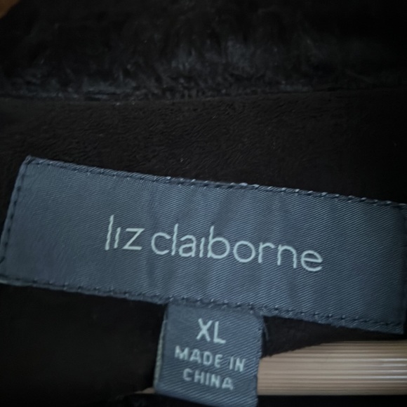 Liz Claiborne Faux Suede Jacket - Picture 6 of 6